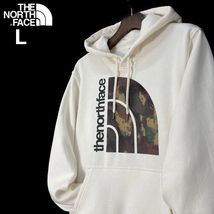 1円～!売切!【正規新品】THE NORTH FACE◆JUMBO HALF DOME HOODIE パーカー US限定 裏起毛 ビッグハーフドーム(L)白 迷彩柄 181130-30_画像2