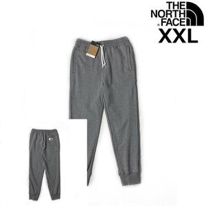 1円～!売切!【正規新品】THE NORTH FACE◆HERITAGE PATCH JOGGERS ジョガーパンツ US限定 ロゴパッチ 裏起毛(XXL)グレー 190110-25