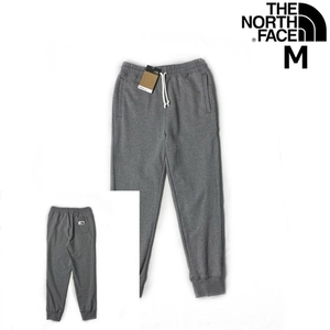 1円～!売切!【正規新品】THE NORTH FACE◆HERITAGE PATCH JOGGERS ジョガーパンツ US限定 ロゴパッチ 裏起毛(M)グレー 190110-25