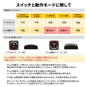 トヨタ NMZN-Y73D テレビキャンセラー コネクター 走行中テレビ視聴 ナビ操作可能 ハーネス 切替 タイプ ディーラーオプション waT24b-tの画像3