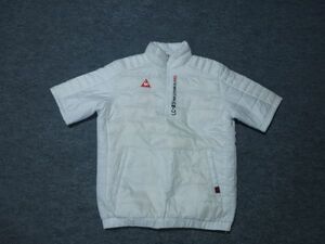 ★★超美品★ lecoq sportif golf ルコックゴルフ 半袖ハーフジップウインドジャケット メンズ（Mサイズ）