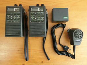 ☆アマチュア無線ハンディ機☆ICOM IC-02N（145MHz）、IC-03N（430MHz）＋マイク（IC-HM9）