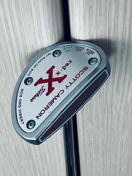 scotty cameron red-x2限定　1st run of 500 red-x2