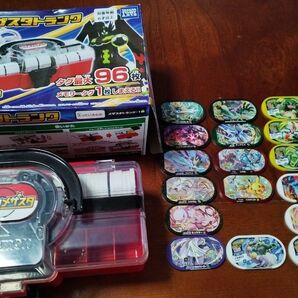 ポケモン メザスタ メザスタトランク 箱付き タグ計76+2枚 ハッピーセット2枚 スーパースター6枚 スペシャル4枚 まとめて