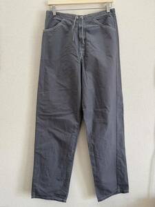 BIRDWELL 90's beach pants Gray cotton Santa Ana factory America made original long pants 