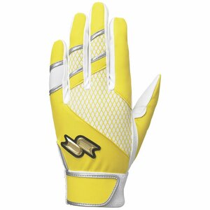 SSK Batting Gloves для двойной EBG5300W Желтая L Бесплатная доставка