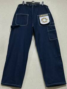 ※AVIREX JEANS アヴィレックス 606222106 ペインター デニム パンツ 濃紺 L 　　　　 BJBD.B