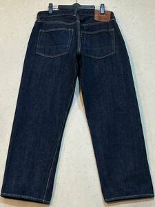 ※EVISU エヴィス エビス LOT 2001 No1 SPECIAL カモメなし セルビッチ デニムパンツ 濃紺 大きいサイズ 35 　　 BJBD.B