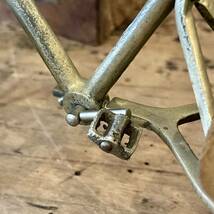 r1016 アンティークコレクション ブリキ自転車 工芸品 アンティークの深い色合いに変色した味わい深いオブジェ インテリア雑貨 置物_画像5