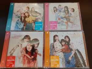 ■即決 新品未使用■乃木坂46/ごめんねFingers crossed/初回盤CD+Blu-ray type ABCD 4枚セット/生写真 応募券 シリアル無 遠藤 山下 齋藤■