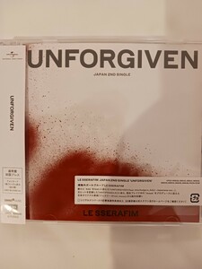 ■即決 新品未使用■LE SSERAFIM ルセラフィム/日本2ndシングル UNFORGIVEN/通常盤初回プレス/トレカ シリアルナンバー 無■