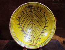 ★アフリカ陶器★1880年代時代物　お皿・ボウル径約30.0cm★_画像1