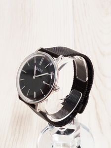 ot1604 0 free shipping new goods ADEXEateks20434-TOT wristwatch 33. black three tsu breaking type sliding type quarts mineral glass regular price 8,888 jpy 