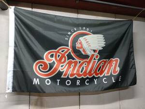 中古 インディアン バナー ３点セット 旗 フラッグ Indian Motorcycle スカウト チーフ ロードマスター