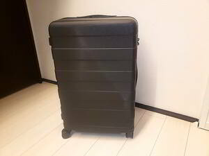 無印良品　MUJI 4輪スーツケース　キャリーバッグ　ブラック　中型　63L　美品