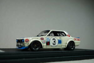 1/43 黒澤 富士マスターズ 優勝 ig-model NISSAN Skyline GT-R #3 Kurosawa 1971 fuji masters winner ニッサン 日産 スカイライン GTR