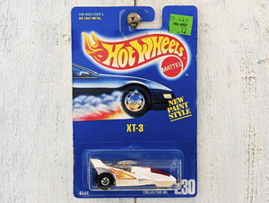 ブルーカード XT-3 白■*難 1993 US版 HOT WHEELS ホットウィール