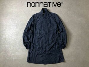 定価6万●nannative●DISCOVERER COAT NYLON TAFFETA ACRYL COATED ナイロン コート●ノンネイティブ