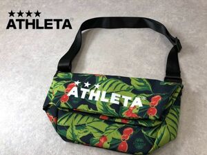 美品●ATHLETA●デザイン ショルダー バッグ カバン●アスレタ