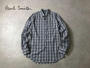 美品●Paul Smith●イタリア製チェック柄シャツ●ポールスミス