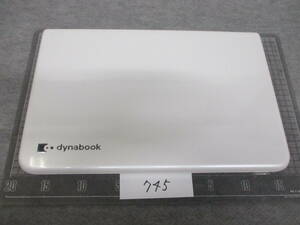 745 TOSHIBA dynabook　 TX/572WT ＨＤＤレス　　ノートPC　メンテナンス前提