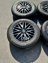 30プリウスなどに！ヨコハマブルアース195/65R15 wed'sホイール TREAD VENES FS01 15×6.0J+43 中古セット美品4本1台分激安_画像2