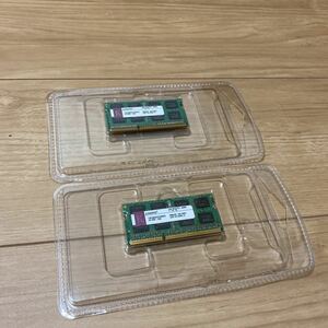 Kingston DDR3-1066(PC3-8500S) 2GB×2 ノートPC用メモリ