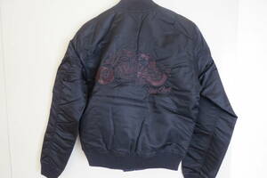 PEANUTS Snoopy MA-1 flight jacket bike embroidery jumper S