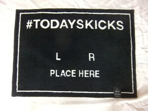 【新品】MAGIC STICK TAG MAT TODAY SKICKS BLACK 玄関マット マジックスティック nike スニーカー エアジョーダン