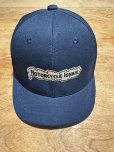 ★ ORANGE COMPANY オレンジカンパニー MOTORCYCLE JUNKIE CAP モーターサイクル ジャンキー CLAPE キャップ ネイビー 紺 フリー 新品