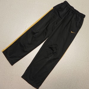L396 [nike] Nike Track Starts Jersey Jersey Long Sports Athletic Men Size M Black Gold Родственники ★