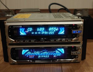 KENWOOD M707 D707 CD MD ケンウッド スペアナ