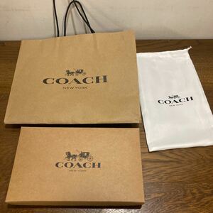 COACH 紙袋 ショップ袋 保存袋 コーチ ギフトボックス ラッピング 