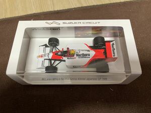 鈴鹿サーキット特注スパーク 1/43 マクラーレン MP4/4 日本GP 1988 Winner A.セナ デカール加工品 限定パッケージ