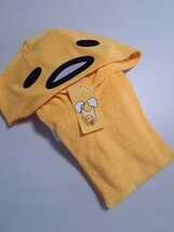 新品未使用 SANRIO　ぐでたま　L　パイル　なりきり半袖Tシャツ　プルパーカー ルームウェア 送料無料 即決 限定 パーカー　A２_画像4