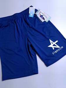 新品未使用 スターダムハーフパンツ　なつぽいサイン入りステッカー付　M メッシュ メンズ スポーツ ショートパンツ　即決送料無料　Aら