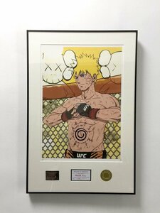 DEATH NYC 額付き 世界限定100枚 アートポスター ナルト ufc KAWS カウズ 現代アート