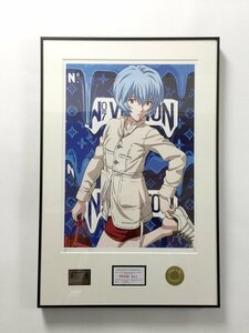 DEATH NYC 額付き 世界限定100枚 アートポスター 新世紀エヴァンゲリオン 綾波 レイ LV ルイ・ヴィトン 現代アート