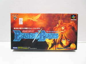 SFC スーパーファミコン 聖獣魔伝BEAST&BLADES 聖獣魔伝ビースト&ブレイド BPS