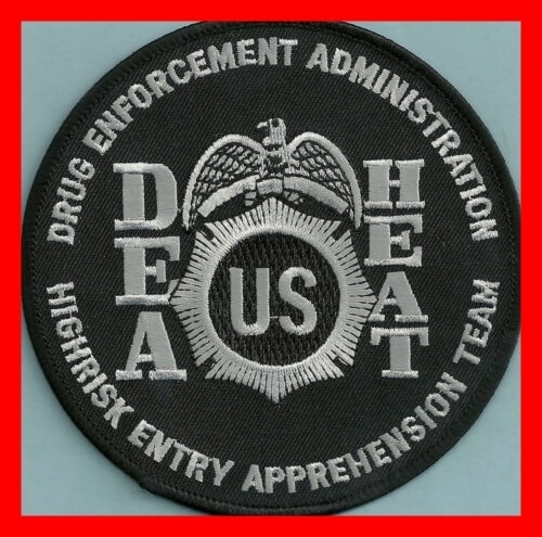 【速攻発送】DEA 連邦政府機関麻薬取締局 HEAT ハイリスクエントリーアプリヘンションチーム パッチ