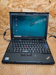 ThinkPad X200 Core2 Duo 1TB SSDハードドライブ搭載 動作確認済