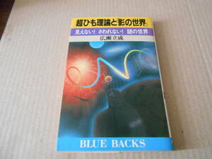 ◎超ひも理論と「影の世界」　広瀬立成著　ブルーバックス　講談社　第2刷　中古　同梱歓迎　送料185円　