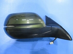 ホンダ ヴェゼル RU3 右・サイドミラー ウィンカー　G539P　 ミスティグリーンパール