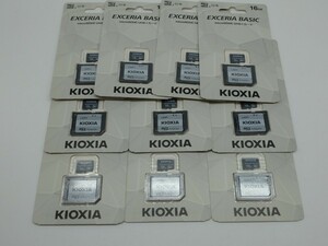 ★未開封品10点まとめ売り★ KIOXIA キオクシア マイクロSDHC HeartUHS-I カード EXCERIA BASIC KCA-MC016GS （16GB）