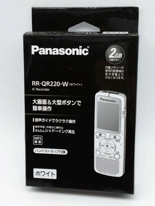 Panasonic ICレコーダー RR-QR220-W ホワイト2GB 動作品