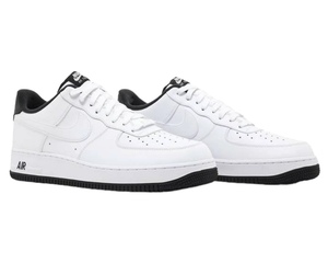 新品 未使用 ナイキ NIKE エアフォース AIR FORCE 1 CD0884-100 27cm ロー LOW 07 ホワイト ブラック WHITE BLACK 元箱付き