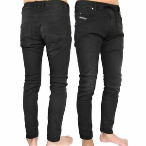 【DIESEL KROOLEY-NE JOGG JEANS 0670M】ディーゼル ジョグジーンズ スウェット デニム パンツ 28 ブラック 美品