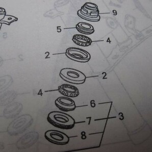 ホンダ純正■モンキー ゴリラ ステムベアリングとコーンとレースの画像2