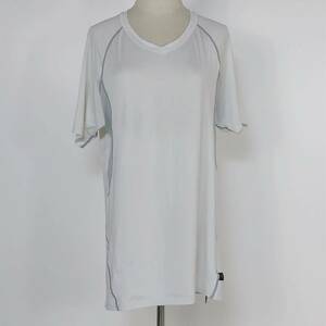 Y0752 COOLCORE メンズ トップス Tシャツ 半袖 薄手 LLサイズ XLサイズ ホワイト 白 グレー 灰 シンプル 通気性 冷却効果 スポーツ 夏