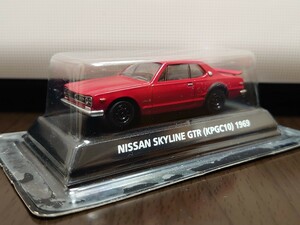 コナミ 絶版名車コレクション1/64 日産 スカイライン GT-R (KPGC110) 1973 レッド